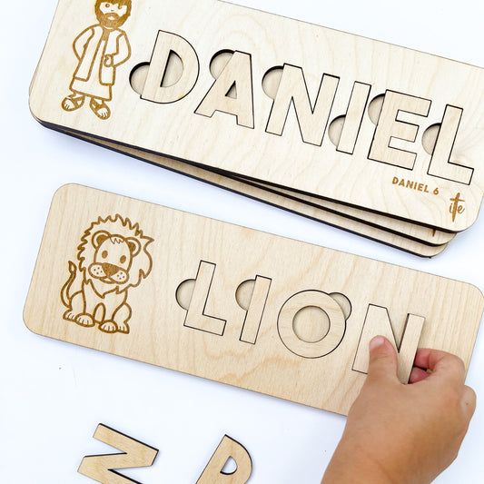 Daniel in the Lions' Den Spelling Puzzle Set