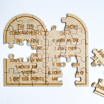 10 Commandments Puzzle - 29 Pieces