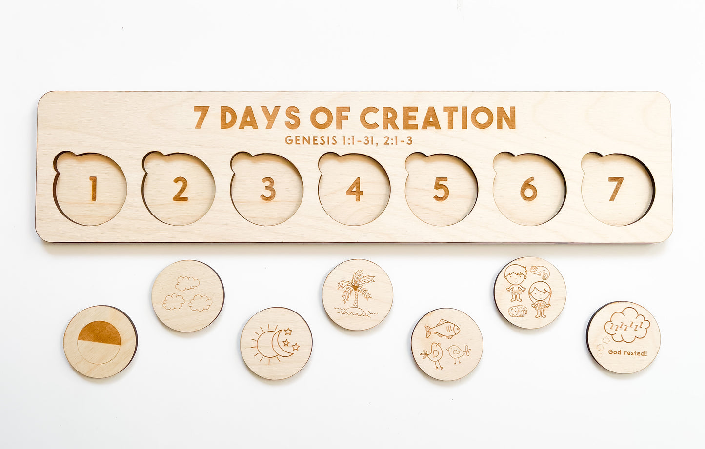 7 Days of Creation Chunky Puzzle