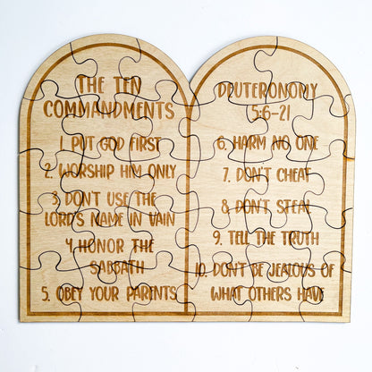 10 Commandments Puzzle - 29 Pieces
