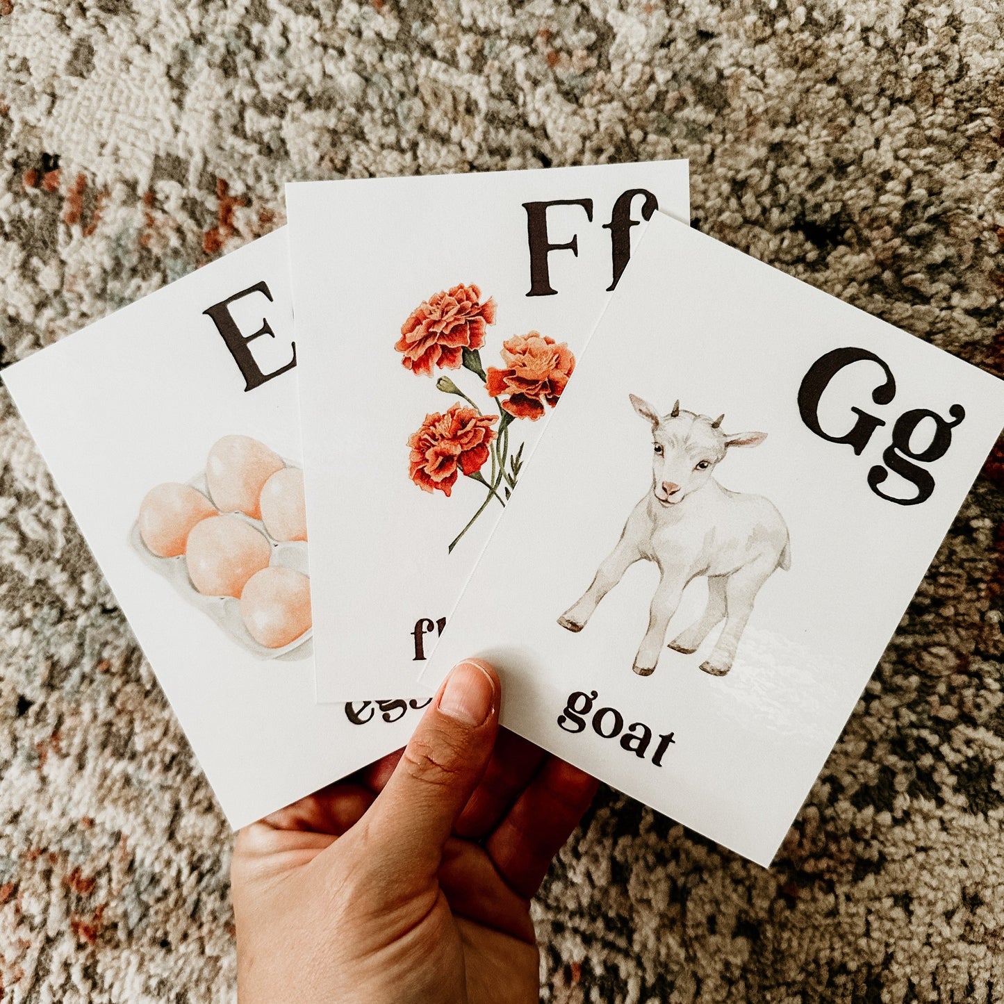 Farm Alphabet Cards | Digital Download