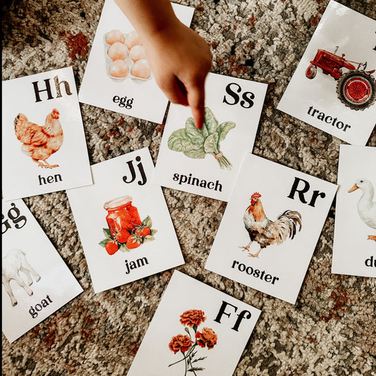 Farm Alphabet Cards | Digital Download