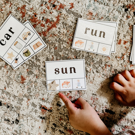 Word Family Clip Cards for Early Readers | Digital Download