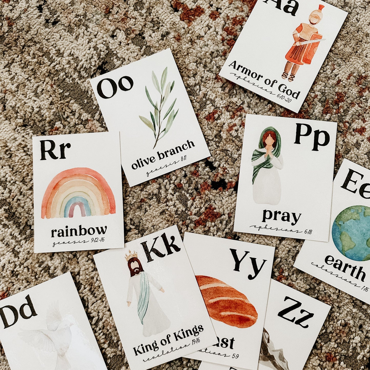Scripture Alphabet Cards | Digital Download