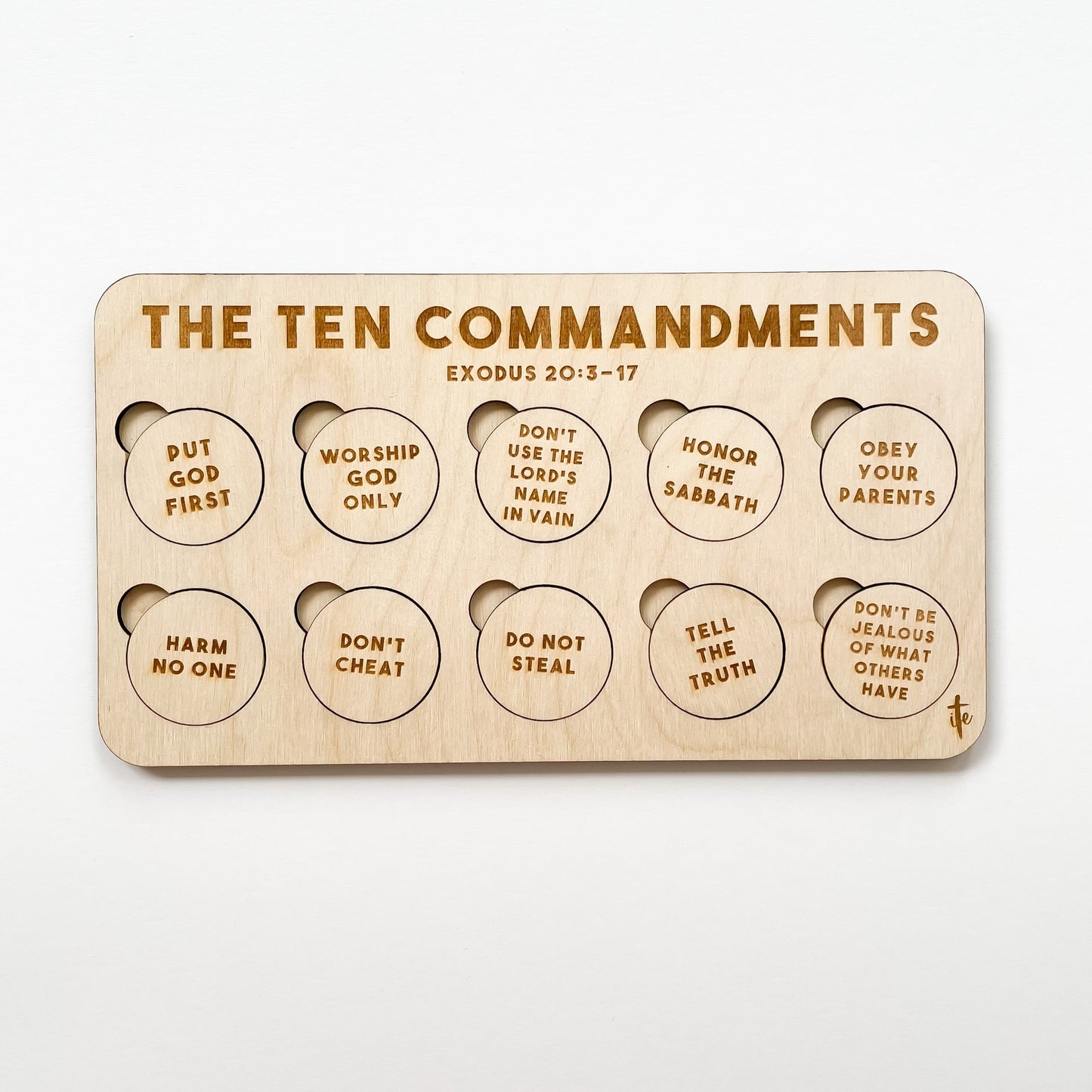 10 Commandments Chunky Puzzle