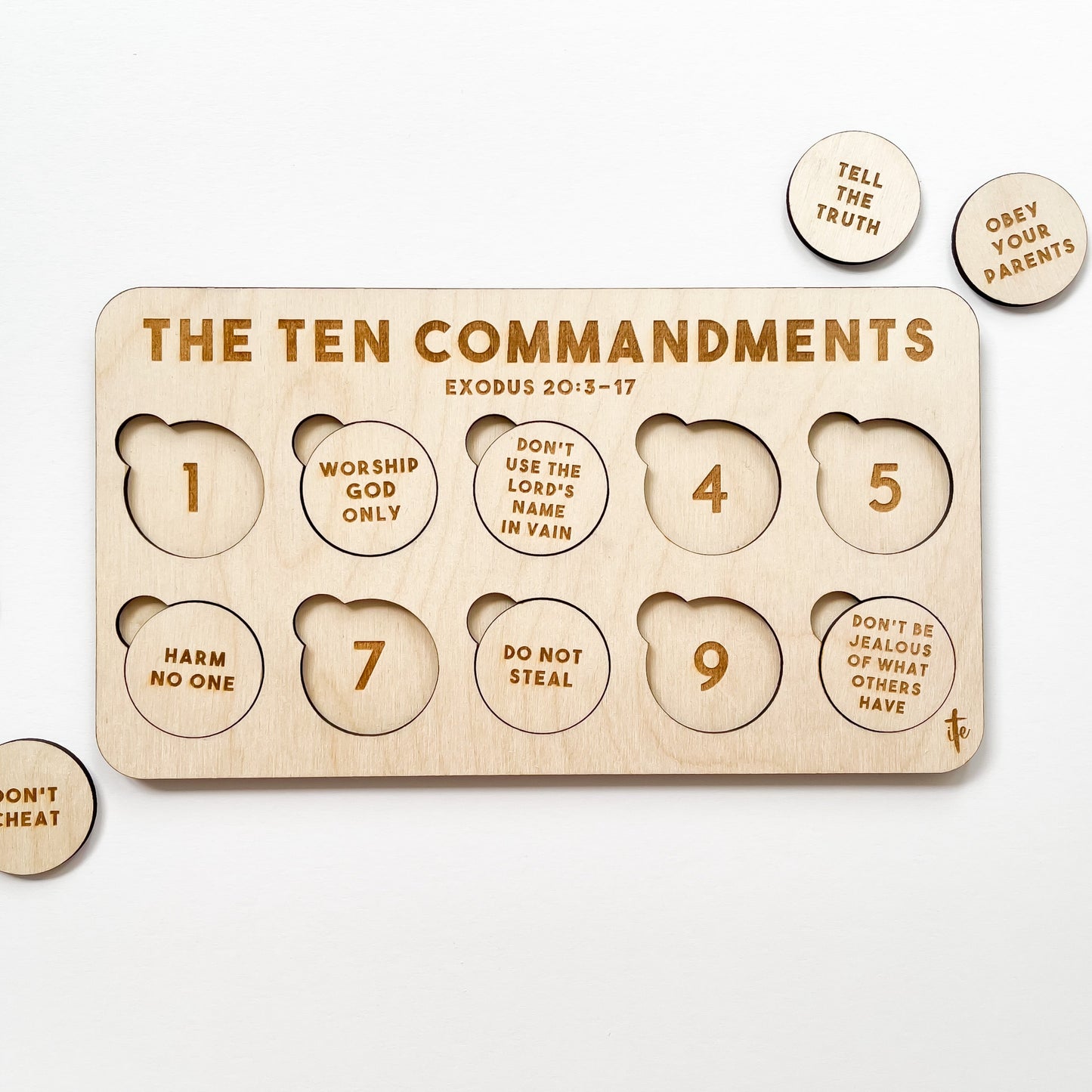 10 Commandments Chunky Puzzle